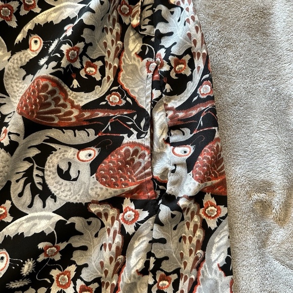 Mini Market Womens Gray Black Floral Crew Neck Tunic Shirt Dress - Picture 4 of 4